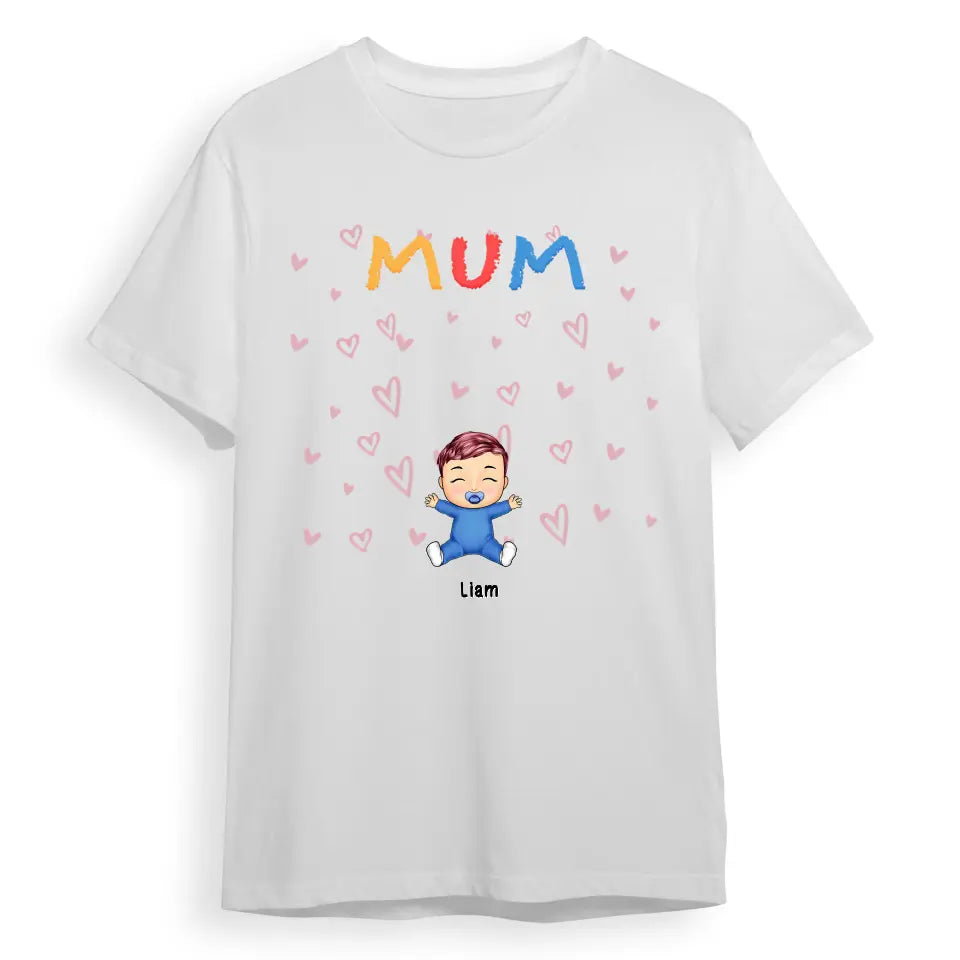 Nana Papa Mommy Daddy - Birthday, Loving Gift For Mother, Father, Grandma, Grandpa - Personalized T Shirt T-F193.2