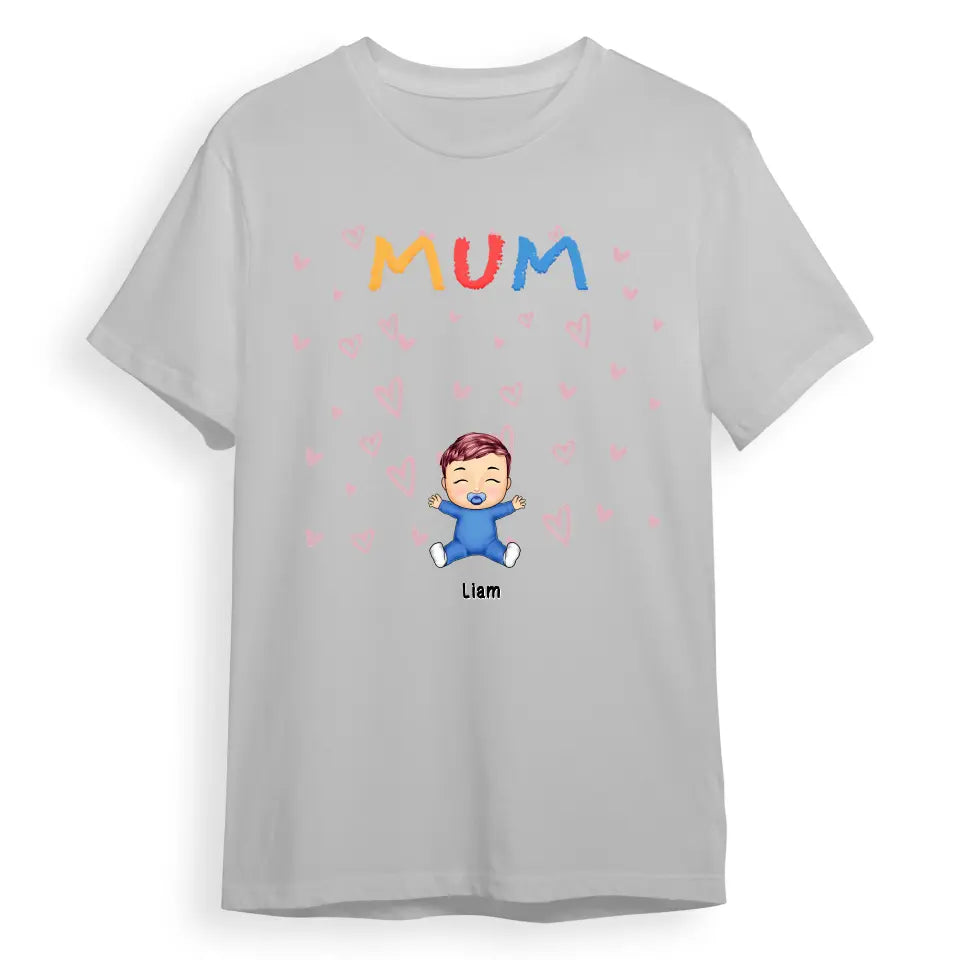 Nana Papa Mommy Daddy - Birthday, Loving Gift For Mother, Father, Grandma, Grandpa - Personalized T Shirt T-F193.2