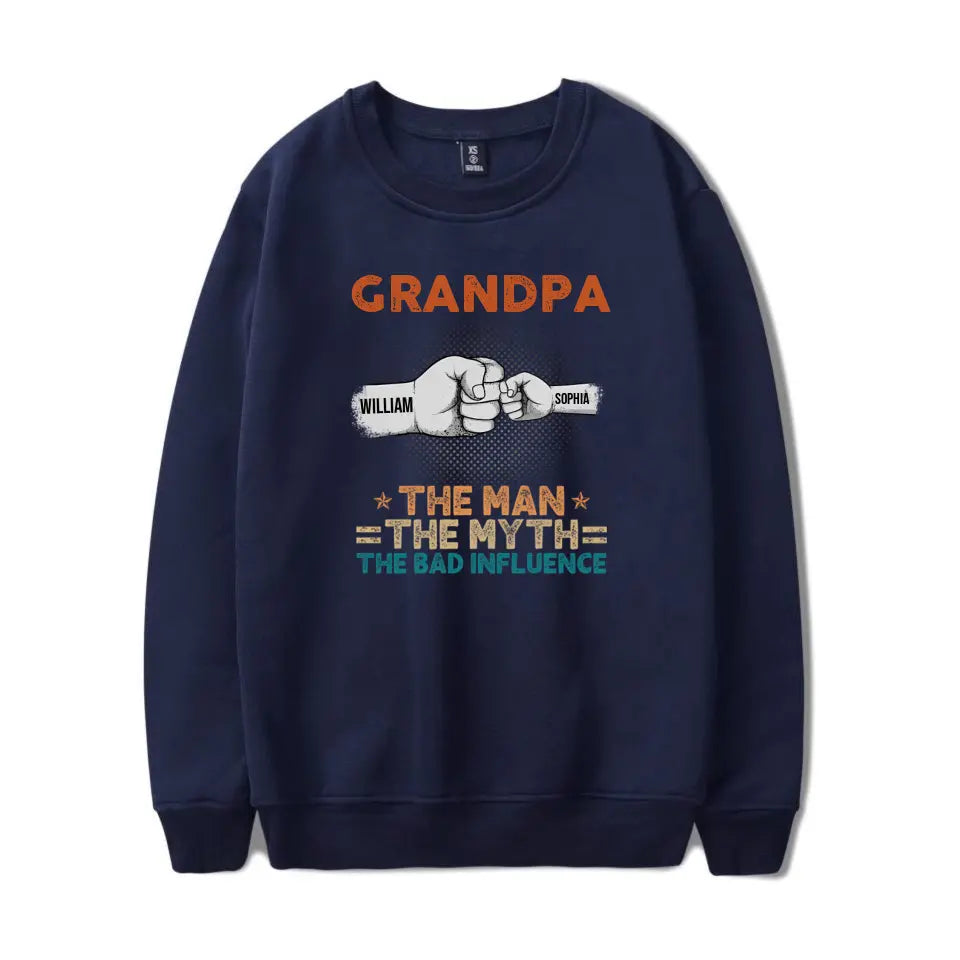 The Best Dads Get Promoted To Grandpa - Family Personalized Custom Unisex T-shirt, Hoodie, Sweatshirt - Father's Day, Birthday Gift For Grandpa T-F215