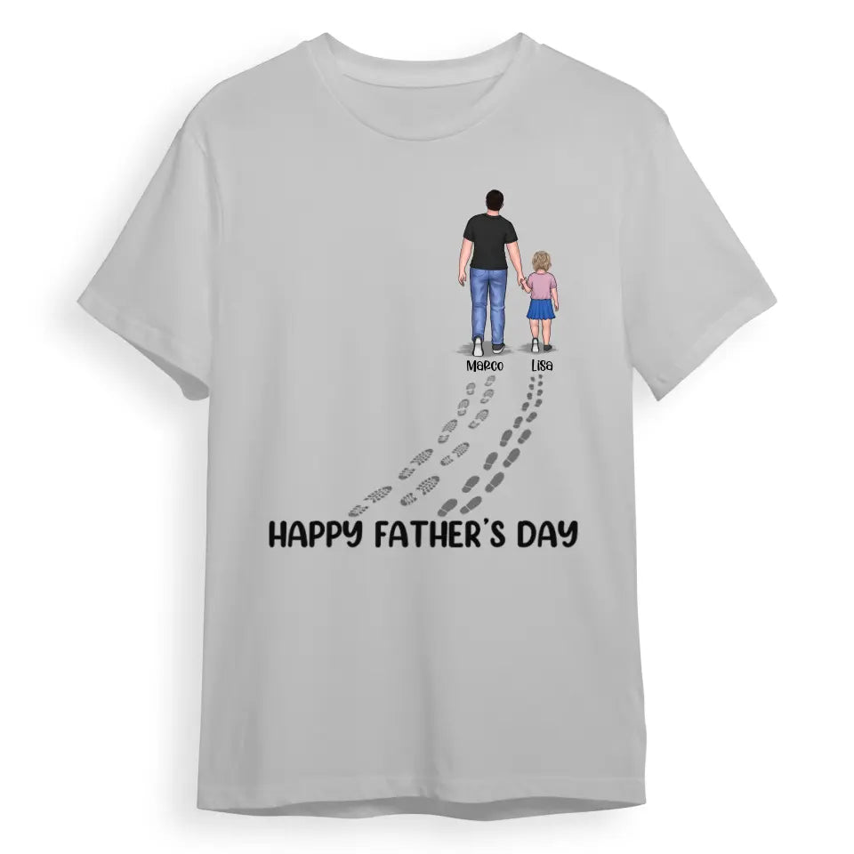 Happy Father's Day Best Dad Ever - Family Personalized Custom Unisex T-shirt, Hoodie, Sweatshirt - Father's Day, Birthday Gift For Dad T-F210