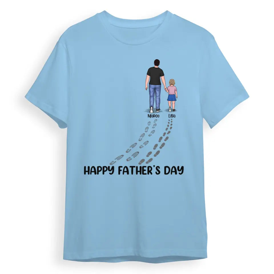 Happy Father's Day Best Dad Ever - Family Personalized Custom Unisex T-shirt, Hoodie, Sweatshirt - Father's Day, Birthday Gift For Dad T-F210