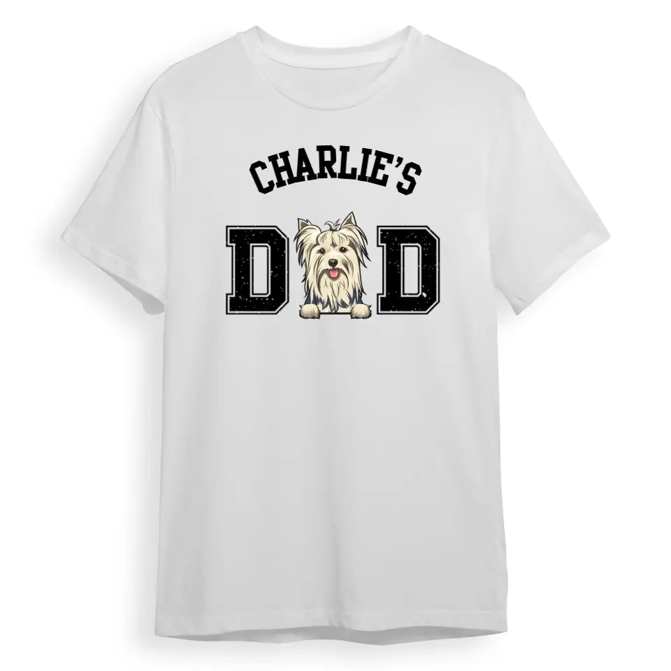 Best Dog Dad Ever - Personalized Unisex T-Shirt, Hoodie, Sweatshirt T-F225