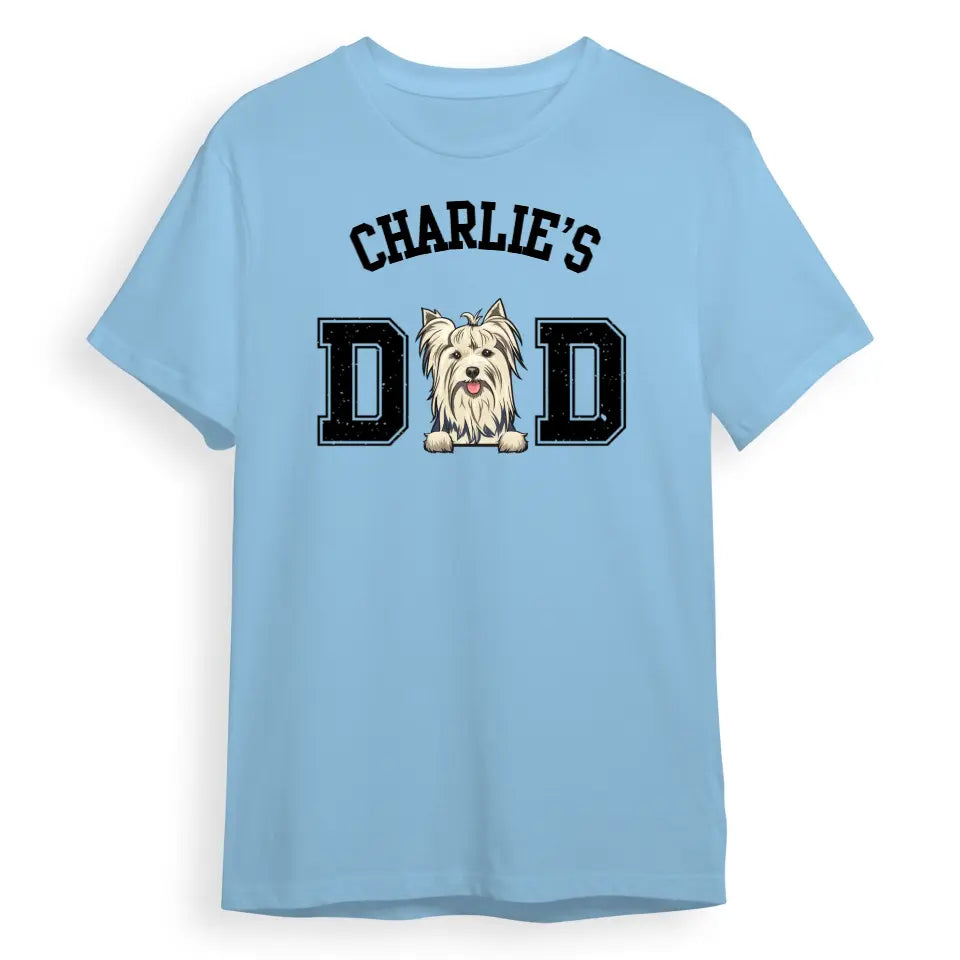 Best Dog Dad Ever - Personalized Unisex T-Shirt, Hoodie, Sweatshirt T-F225