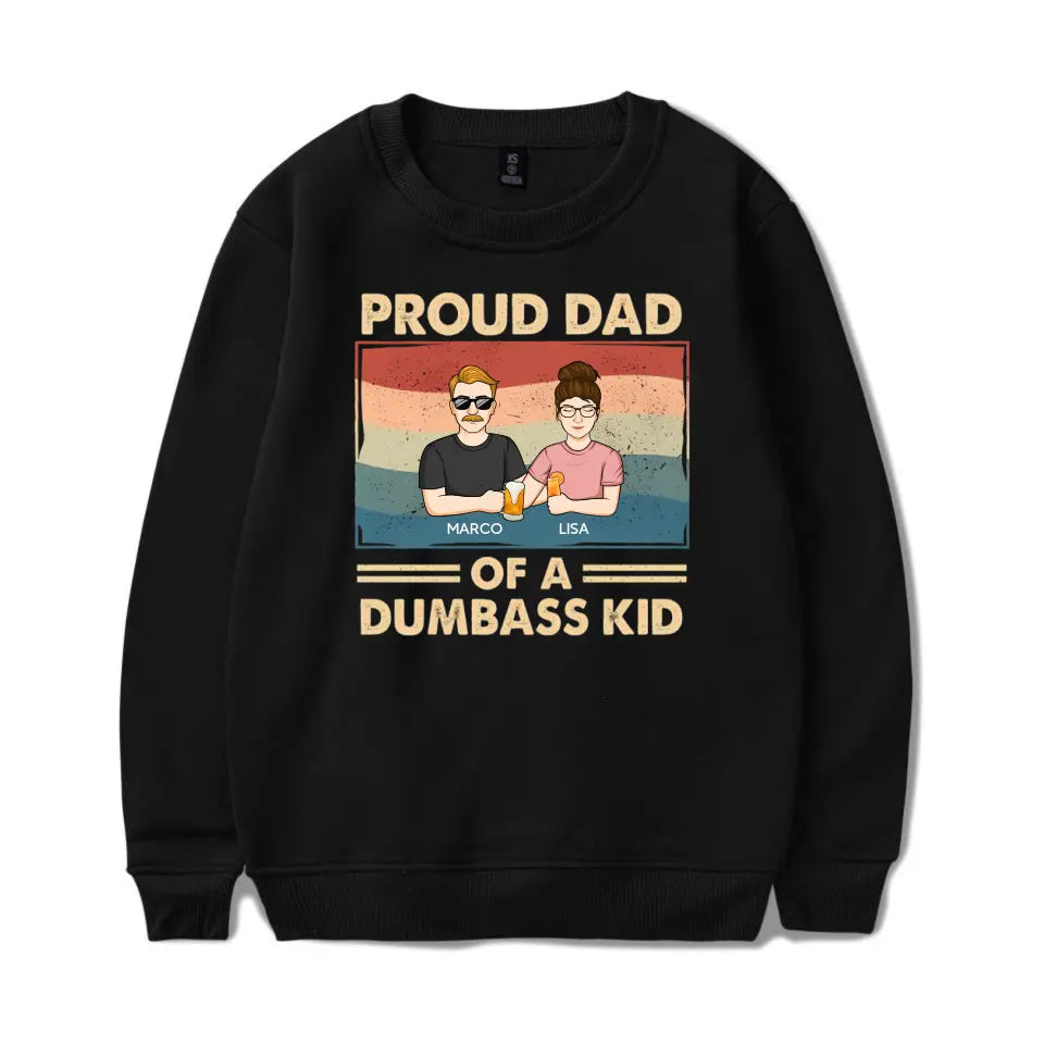 Proud Father Of A Few Kids - Family Personalized Custom Unisex T-shirt, Hoodie, Sweatshirt - Gift For Dad T-F234