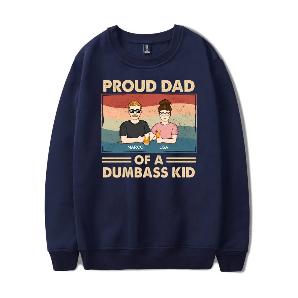 Proud Father Of A Few Kids - Family Personalized Custom Unisex T-shirt, Hoodie, Sweatshirt - Gift For Dad T-F234