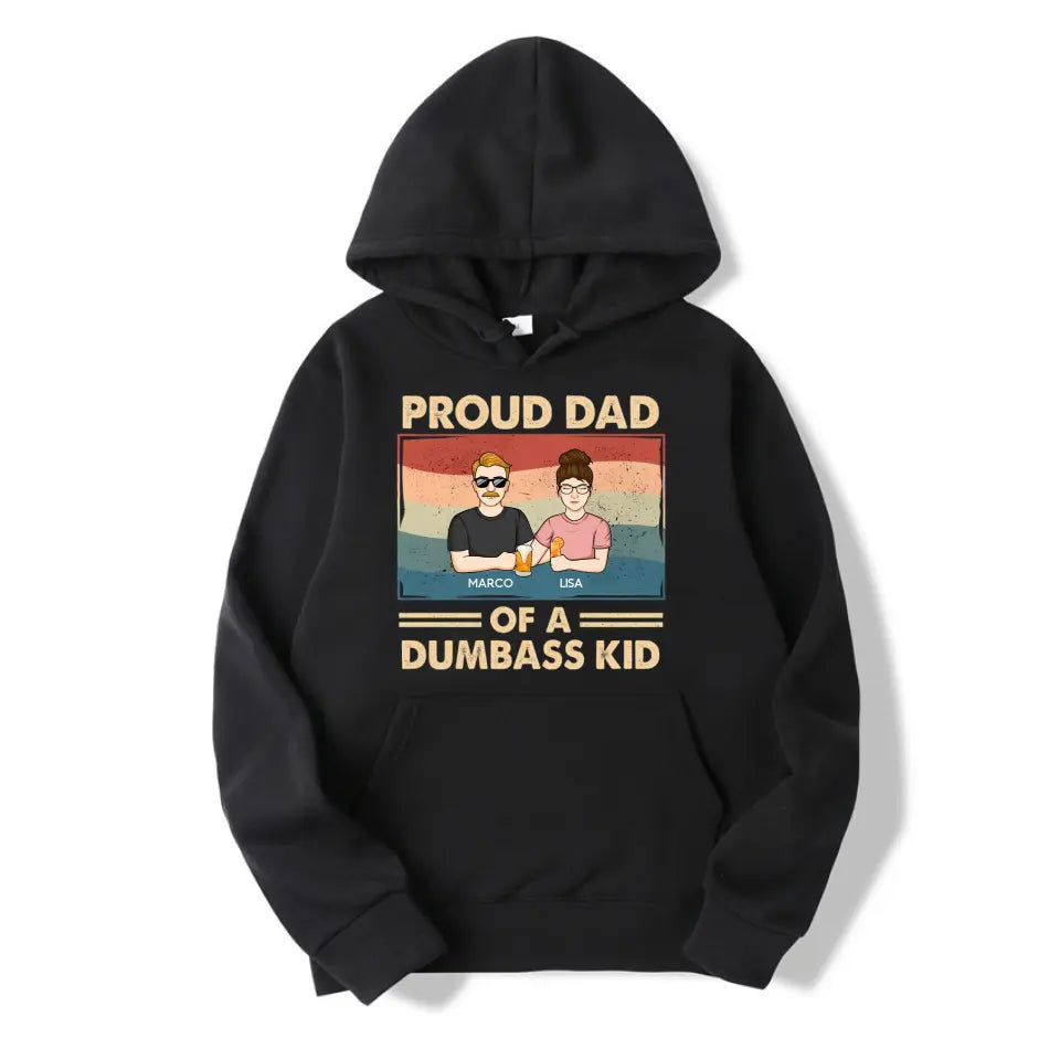 Proud Father Of A Few Kids - Family Personalized Custom Unisex T-shirt, Hoodie, Sweatshirt - Gift For Dad T-F234