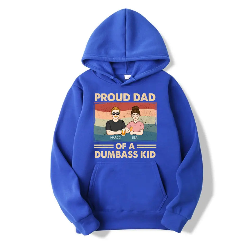 Proud Father Of A Few Kids - Family Personalized Custom Unisex T-shirt, Hoodie, Sweatshirt - Gift For Dad T-F234