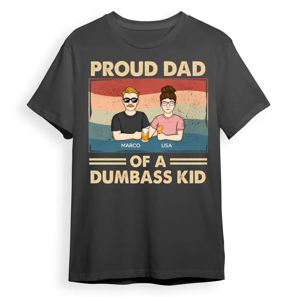 Proud Father Of A Few Kids - Family Personalized Custom Unisex T-shirt, Hoodie, Sweatshirt - Gift For Dad T-F234