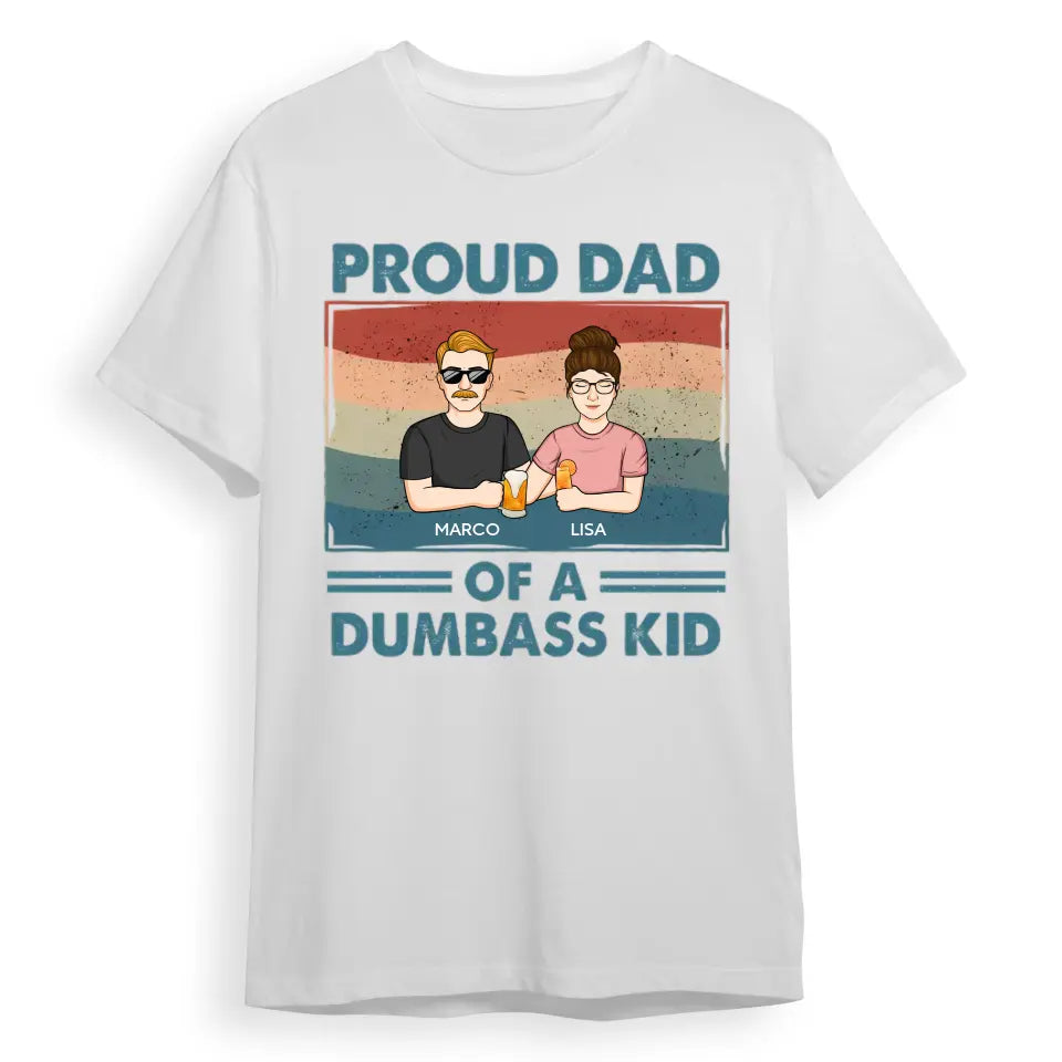 Proud Father Of A Few Kids - Family Personalized Custom Unisex T-shirt, Hoodie, Sweatshirt - Gift For Dad T-F234