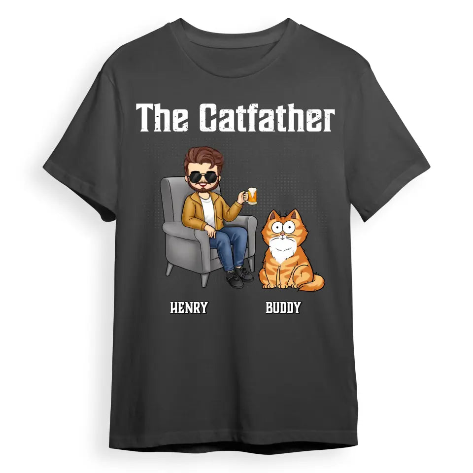 Best Cat Dad Ever - Cat Personalized Custom Unisex T-shirt, Hoodie, Sweatshirt - Father's Day, Gift For Pet Owners, Pet Lovers T-F246