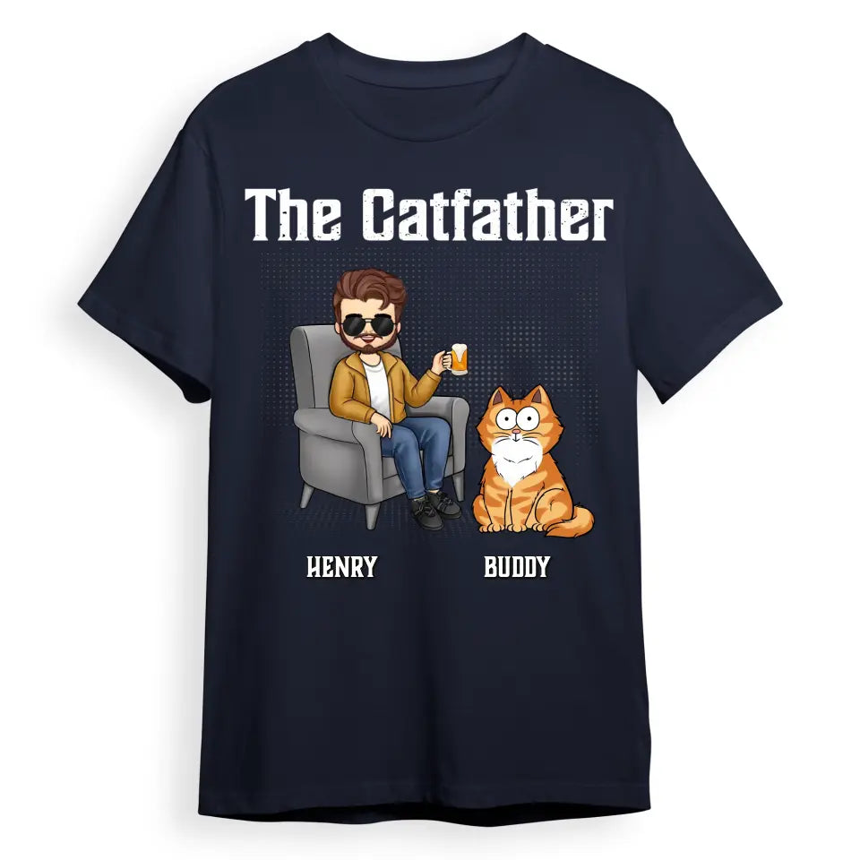 Best Cat Dad Ever - Cat Personalized Custom Unisex T-shirt, Hoodie, Sweatshirt - Father's Day, Gift For Pet Owners, Pet Lovers T-F246