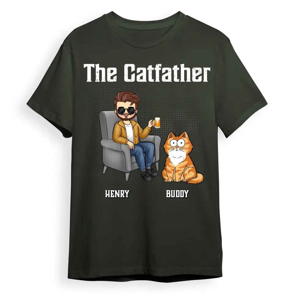 Best Cat Dad Ever - Cat Personalized Custom Unisex T-shirt, Hoodie, Sweatshirt - Father's Day, Gift For Pet Owners, Pet Lovers T-F246