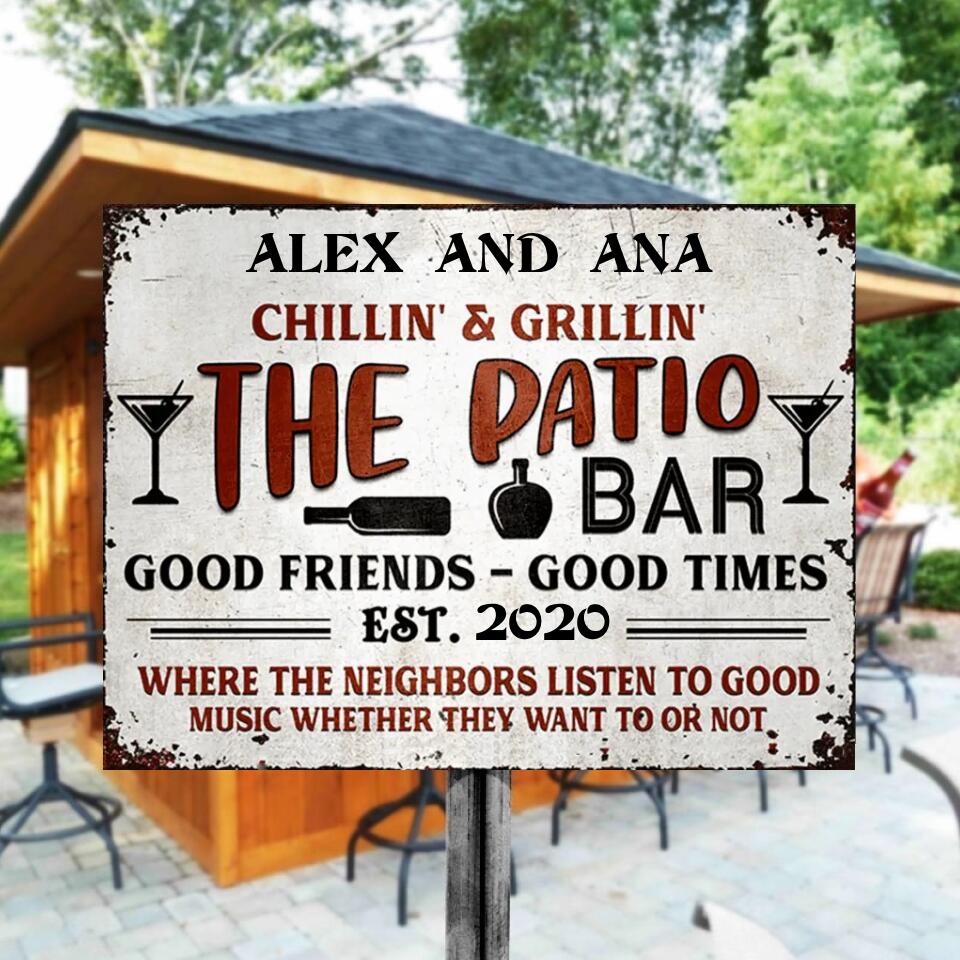 Personalized Grilling Patio Backyard Custom Classic Metal Signs f18