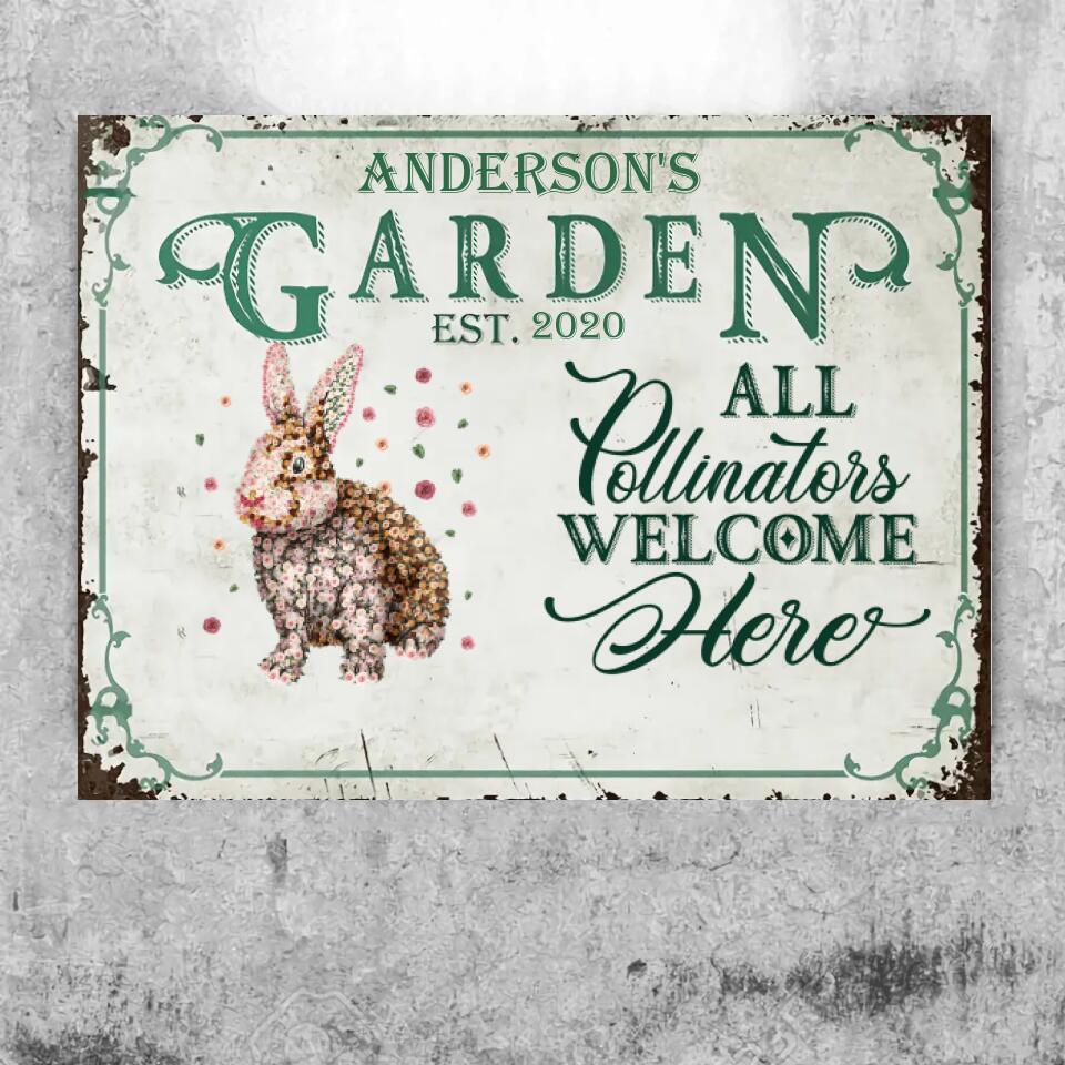 Personalized Garden Floral Art Find My Soul Custom Classic Metal Signs f6