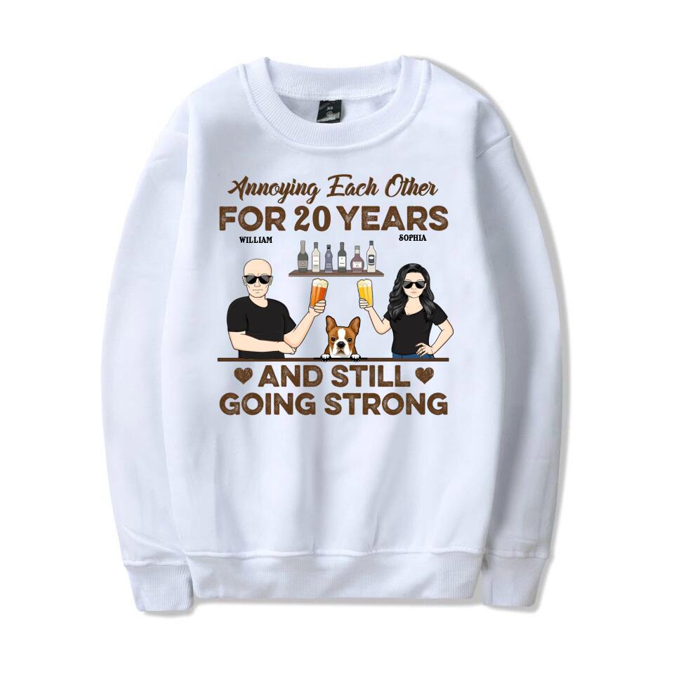 Annoying Each Other Couple Husband Wife - Gift For Dog Lovers - Personalized Custom T-shirt, Hoodie, Sweatshirt T-F13