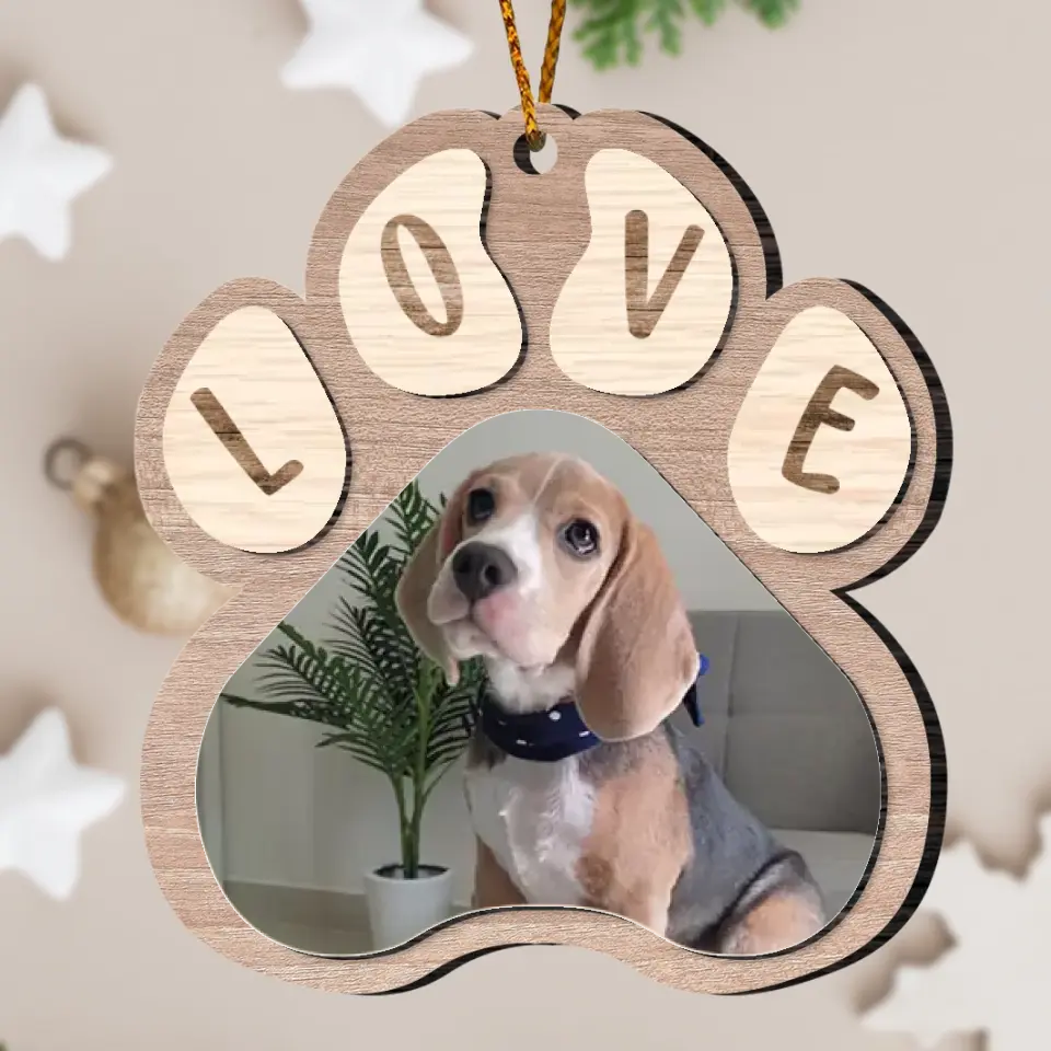 Christmas Is On Its Way - Persionalised Pet Christmas Ornament - Custom Text, Cliparts, Upload Photo Ornament - o3
