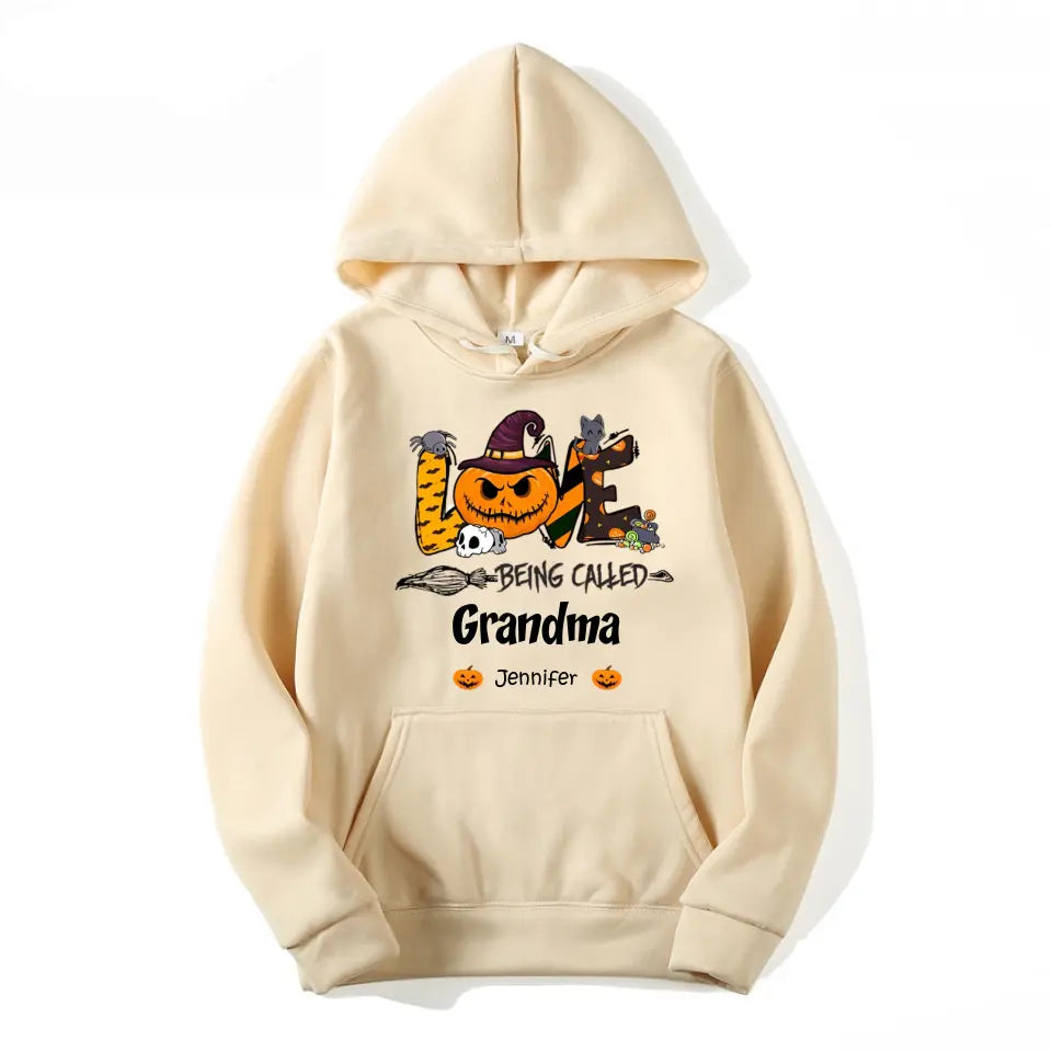 Love Being Called Grandma Halloween - Personalized Unisex T-Shirt, Sweatshirt, Hoodie T-F115