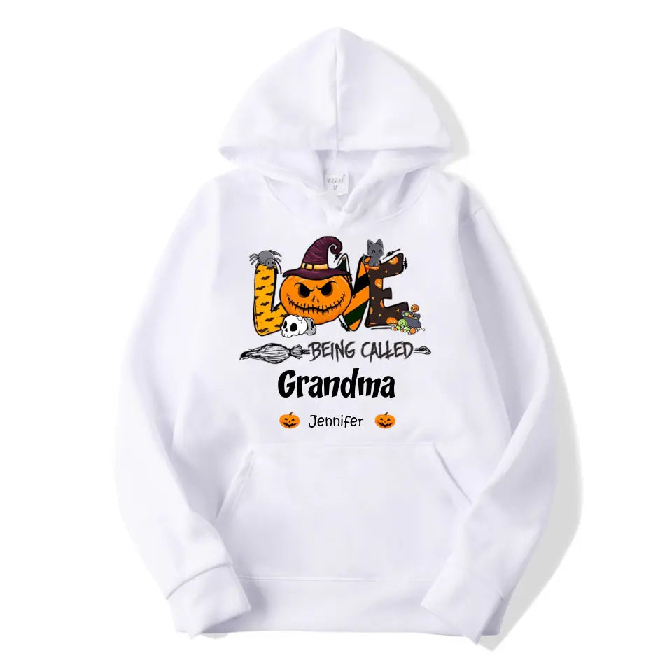 Love Being Called Grandma Halloween - Personalized Unisex T-Shirt, Sweatshirt, Hoodie T-F115