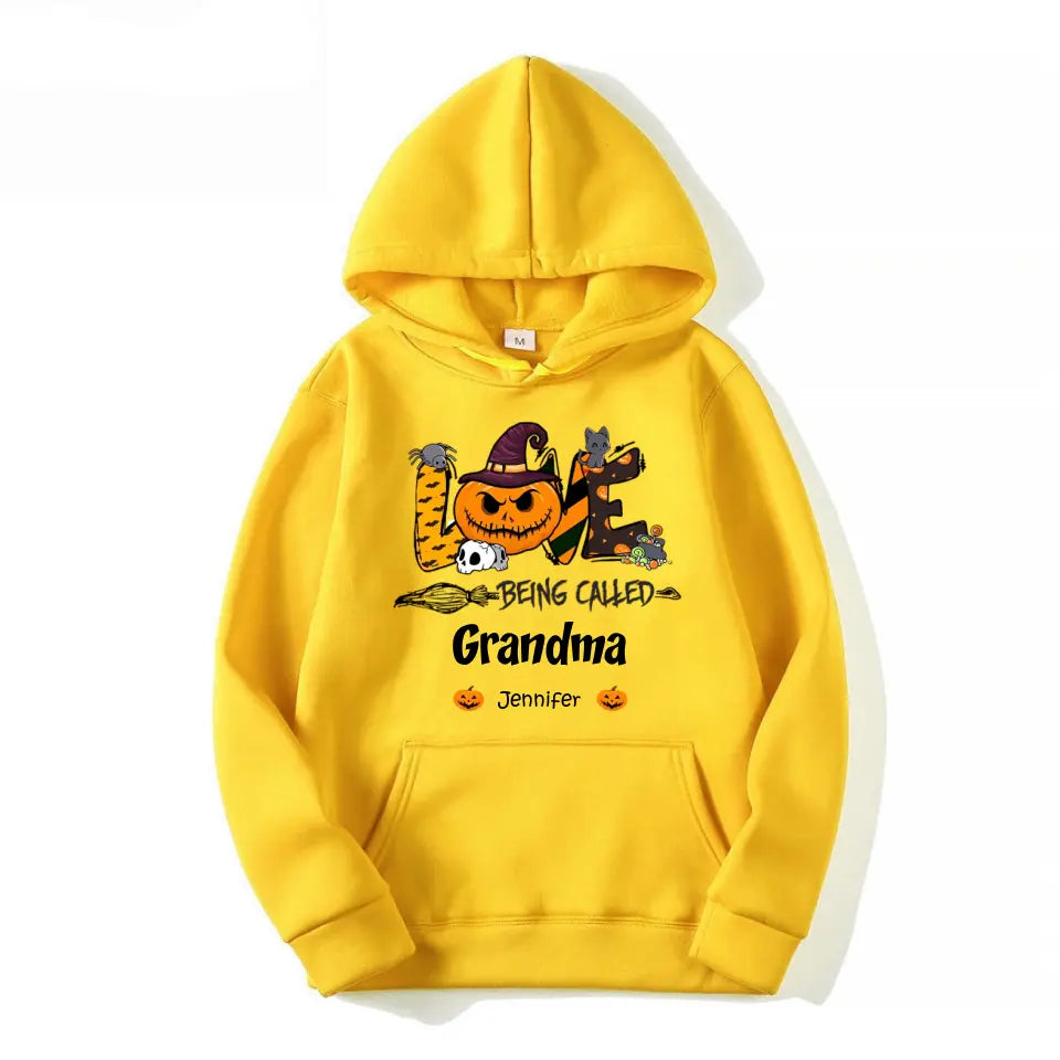 Love Being Called Grandma Halloween - Personalized Unisex T-Shirt, Sweatshirt, Hoodie T-F115