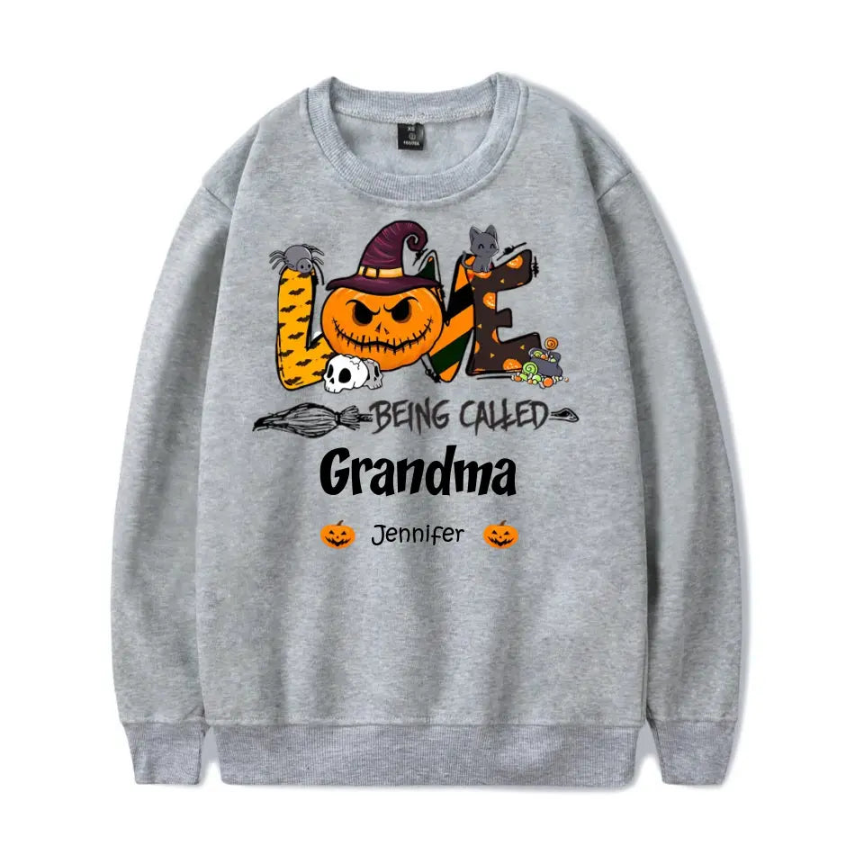 Love Being Called Grandma Halloween - Personalized Unisex T-Shirt, Sweatshirt, Hoodie T-F115