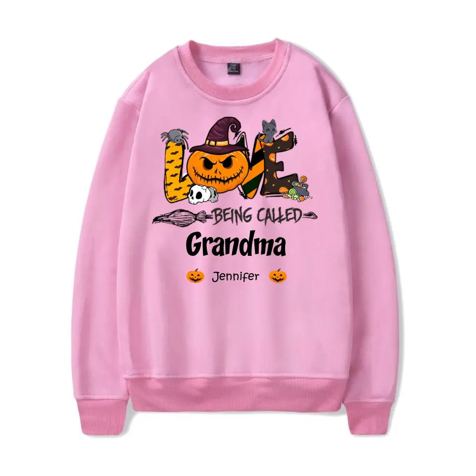 Love Being Called Grandma Halloween - Personalized Unisex T-Shirt, Sweatshirt, Hoodie T-F115