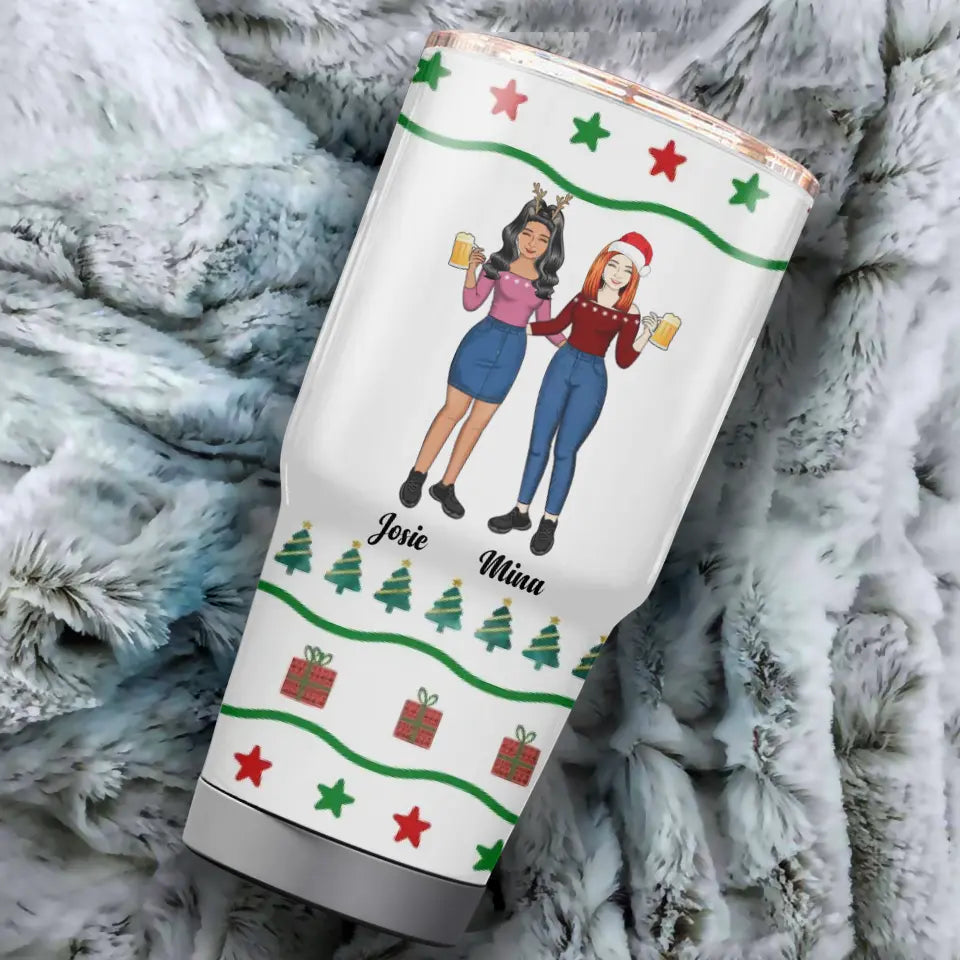 BFF We're Like A Really Small Gang - Christmas Gift For Bestie - Personalized Custom 30 Oz Tumbler TU-F25