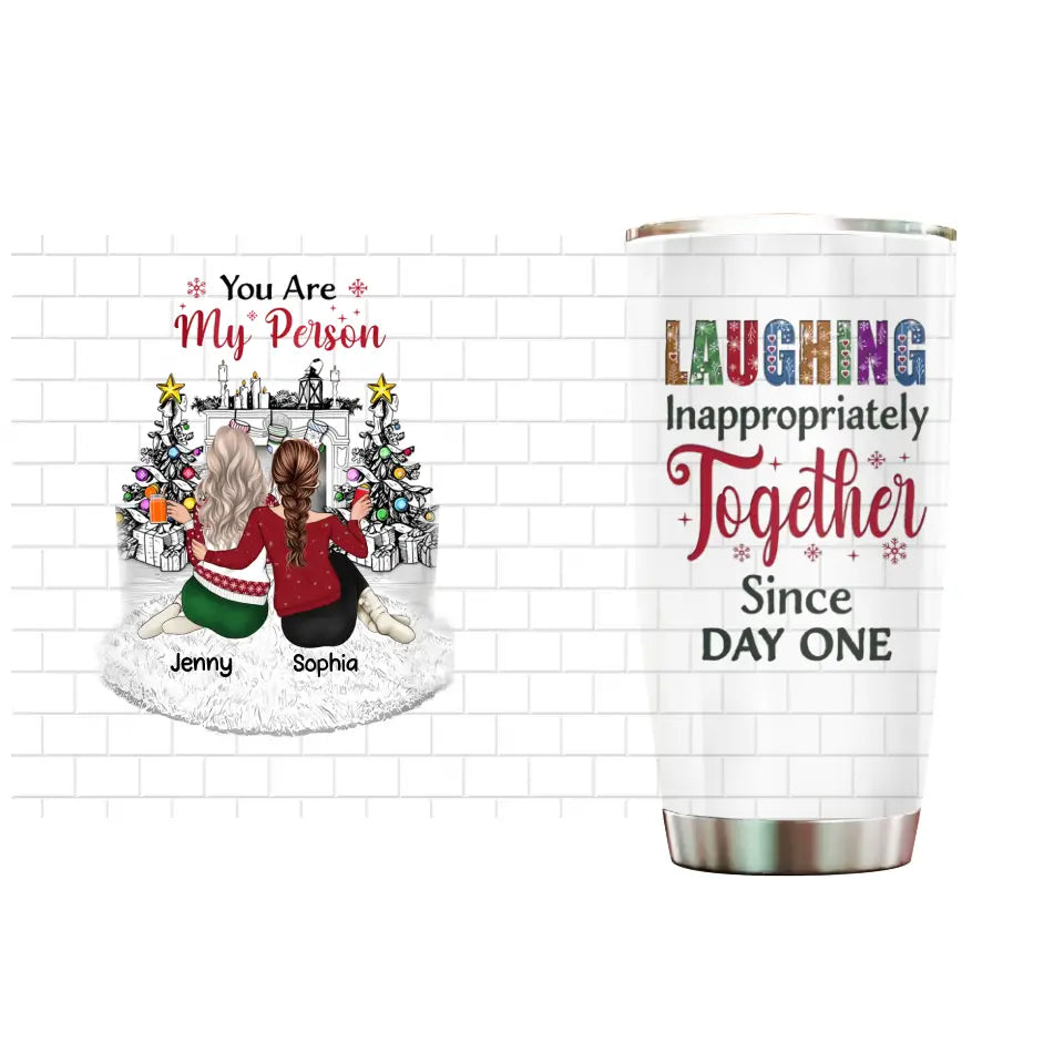 Work Made Us Colleagues But Our Potty Mouths - Christmas Gift For Best Friends And Colleagues - Personalized Custom 20oz Tumbler TU-F27