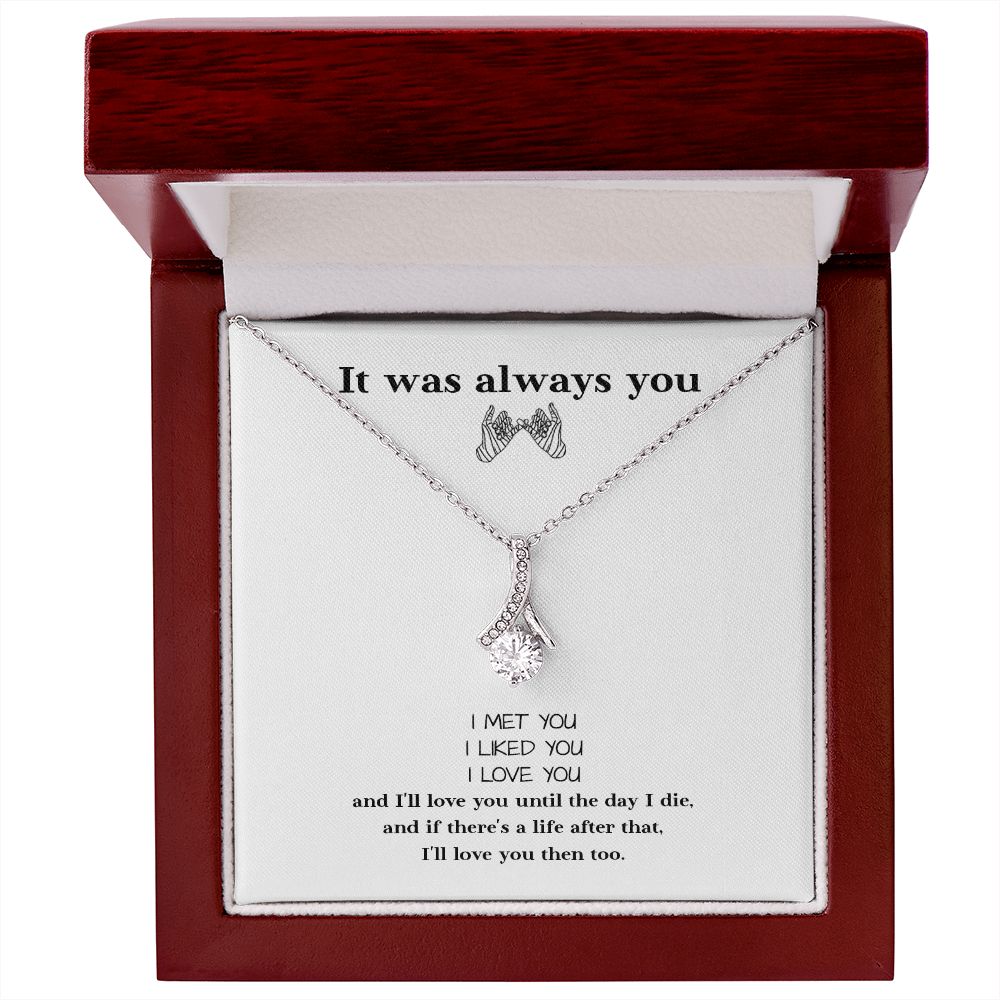 It Was Always You - High-quality Crafted Necklace by Joyous&Folksy